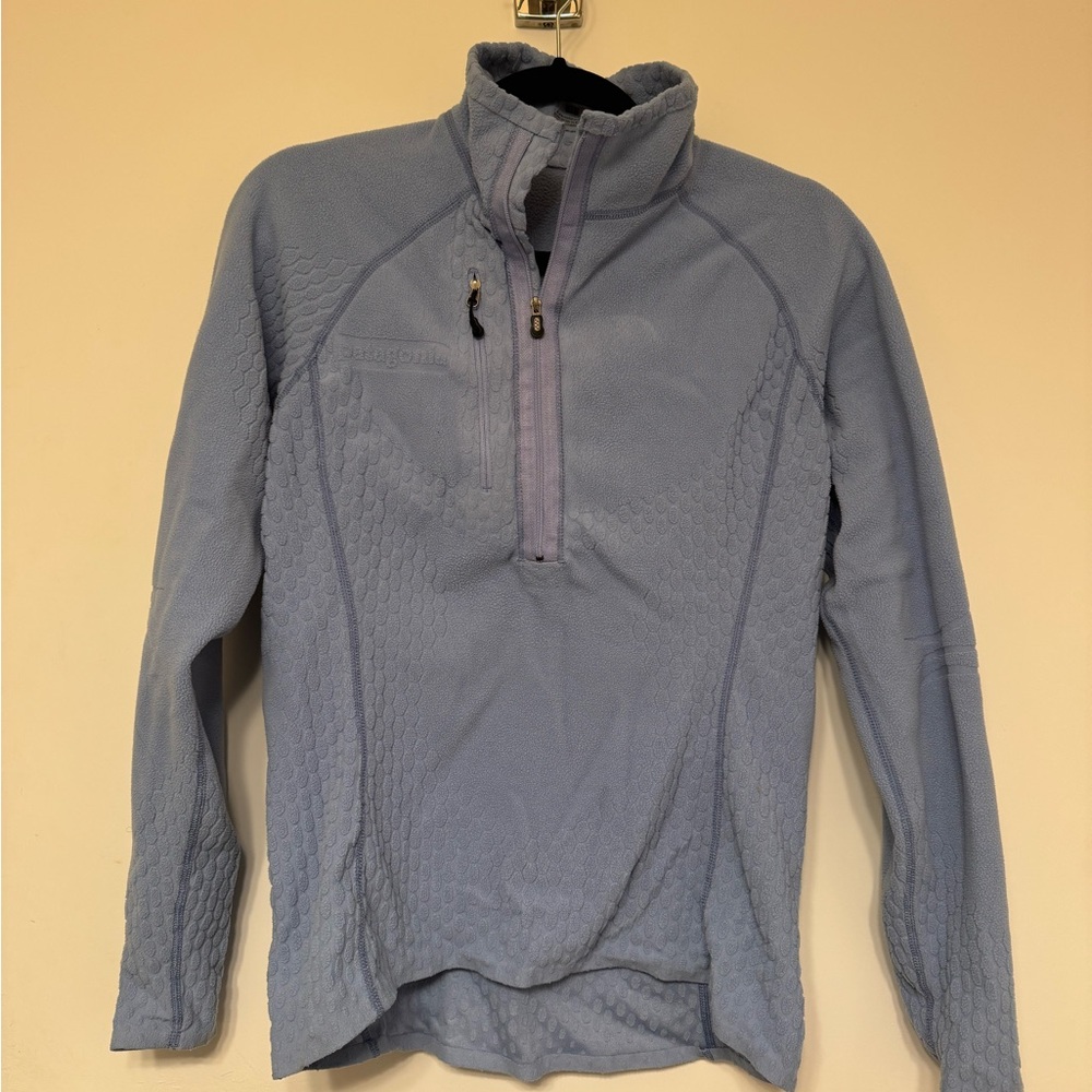 Vintage Patagonia Sky Blue Quarter-Zip Fleece